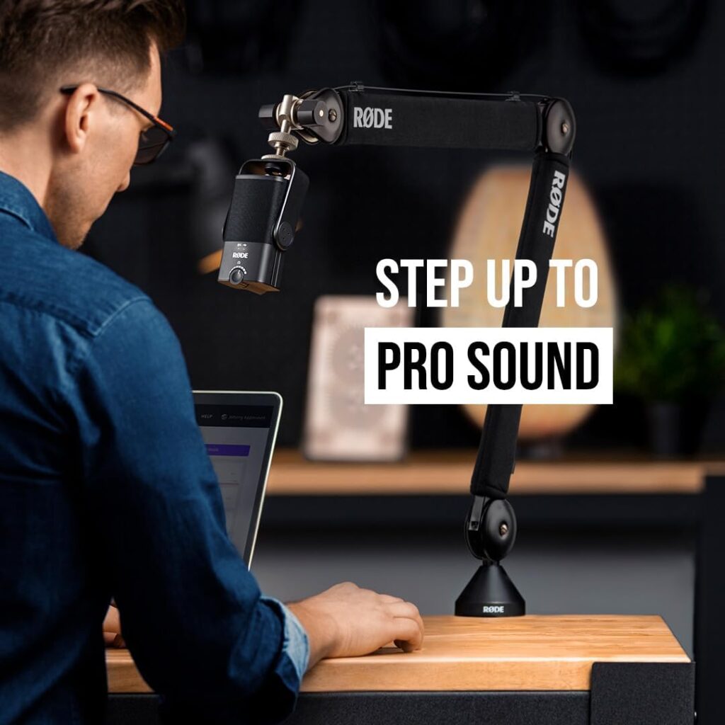 RØDE NT-USB Mini Versatile Studio-quality Condenser USB Microphone with Free Software for Podcasting, Streaming, Gaming, Music Production, Vocal and Instrument Recording